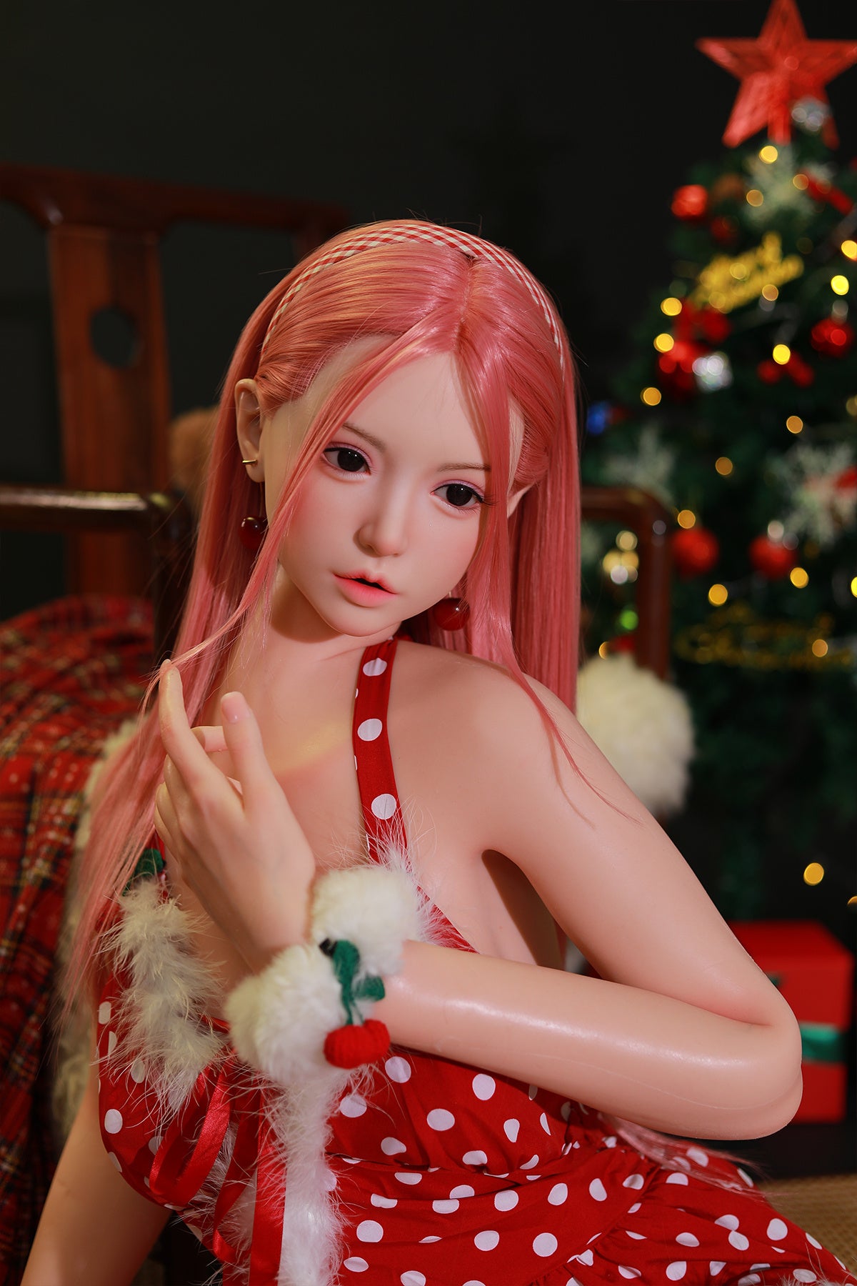 168cm (5.51ft) Medium Bust Adorable Pretty Girl Silicone Head & Body Love Doll CFBM250408 Mieko Movable Jaw