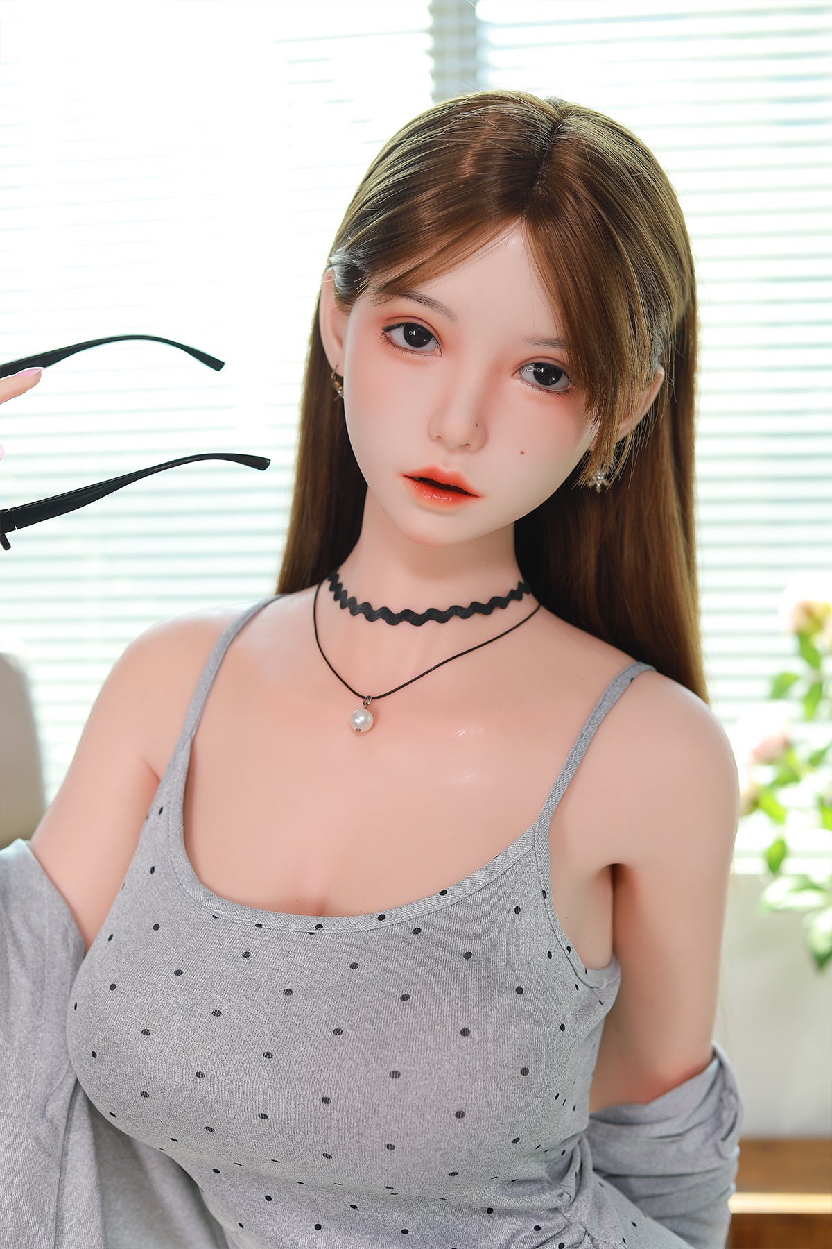 168cm (5.51ft) Big Breasts Silicone Head & Body Pretty Japanese Love Doll CFBM250414 Kamiko Movable Jaw