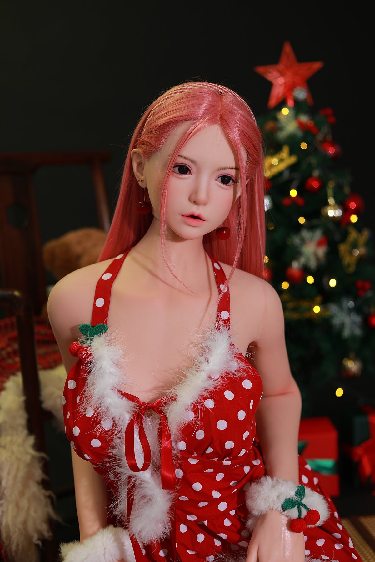 168cm (5.51ft) Medium Bust Adorable Pretty Girl Silicone Head & Body Love Doll CFBM250408 Mieko Movable Jaw