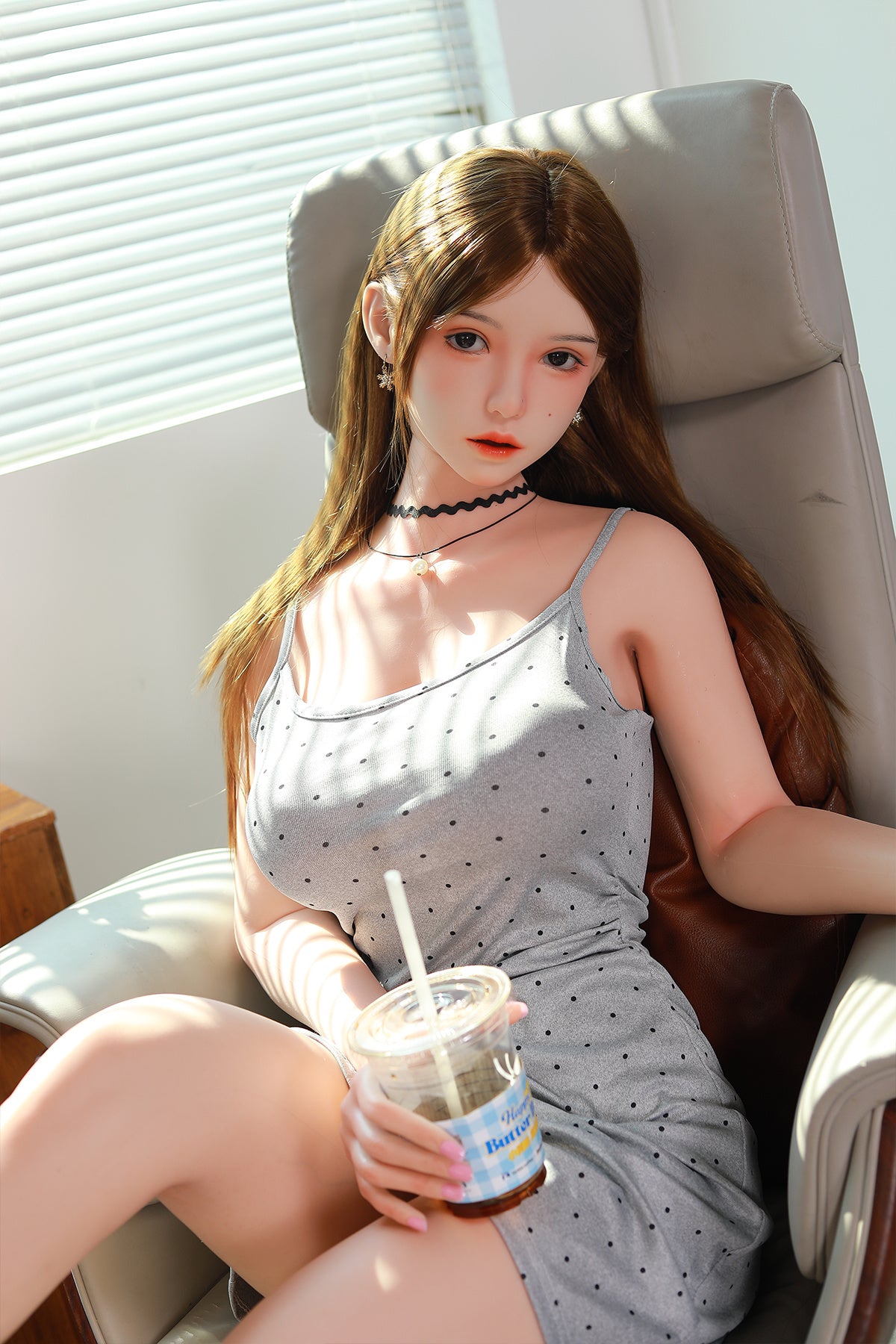 168cm (5.51ft) Big Breasts Silicone Head & Body Pretty Japanese Love Doll CFBM250414 Kamiko Movable Jaw
