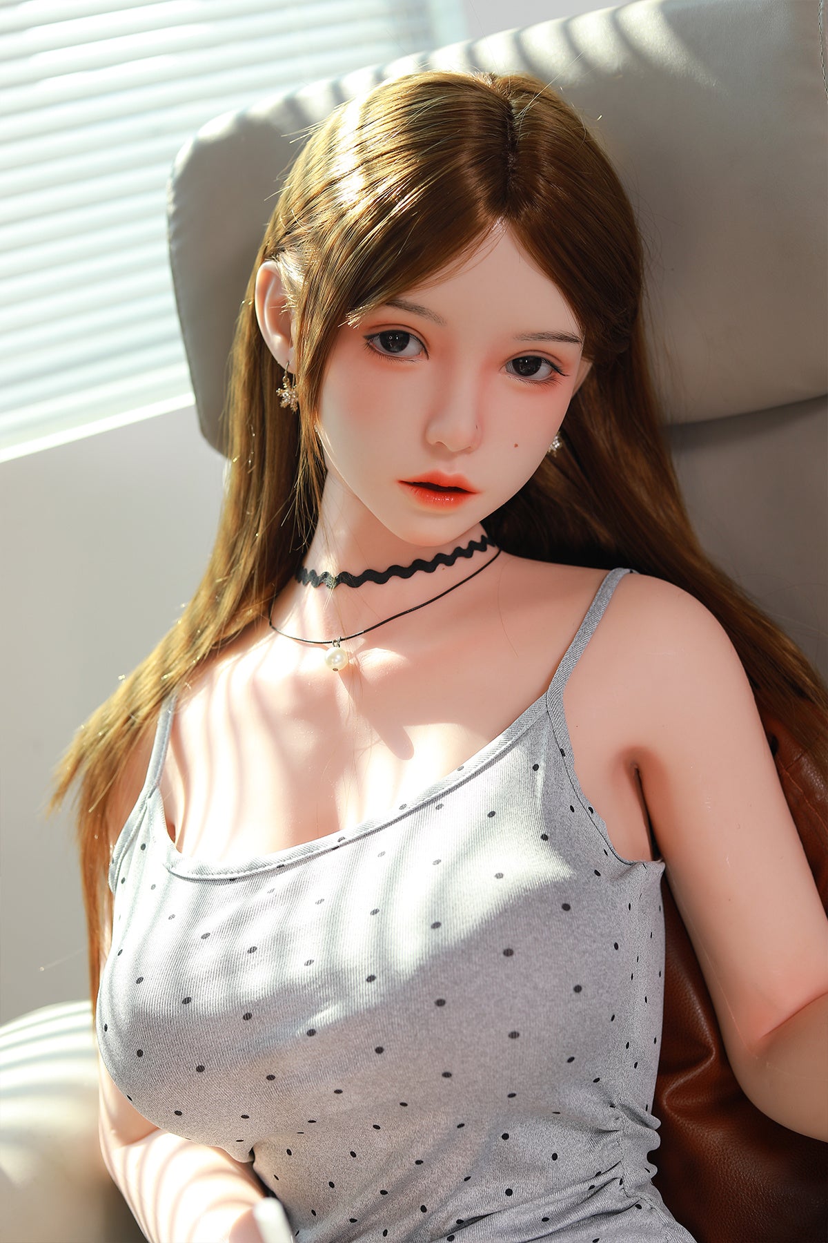 168cm (5.51ft) Big Breasts Silicone Head & Body Pretty Japanese Love Doll CFBM250414 Kamiko Movable Jaw