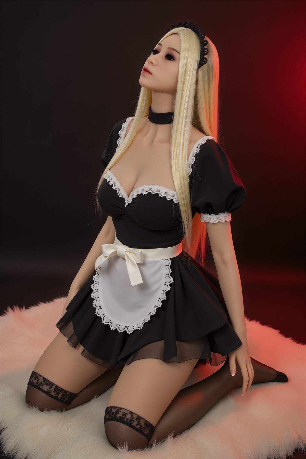 148cm (4.85ft) Small Breasts Adorable Maid Love Doll F4111202 Petty