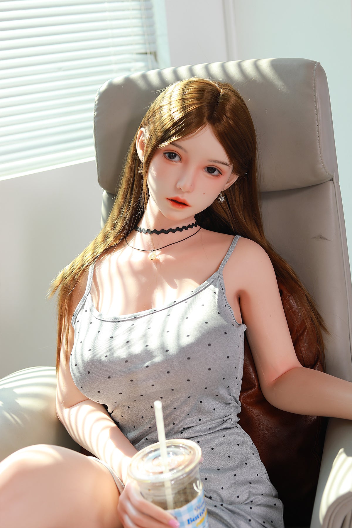 168cm (5.51ft) Big Breasts Silicone Head & Body Pretty Japanese Love Doll CFBM250414 Kamiko Movable Jaw