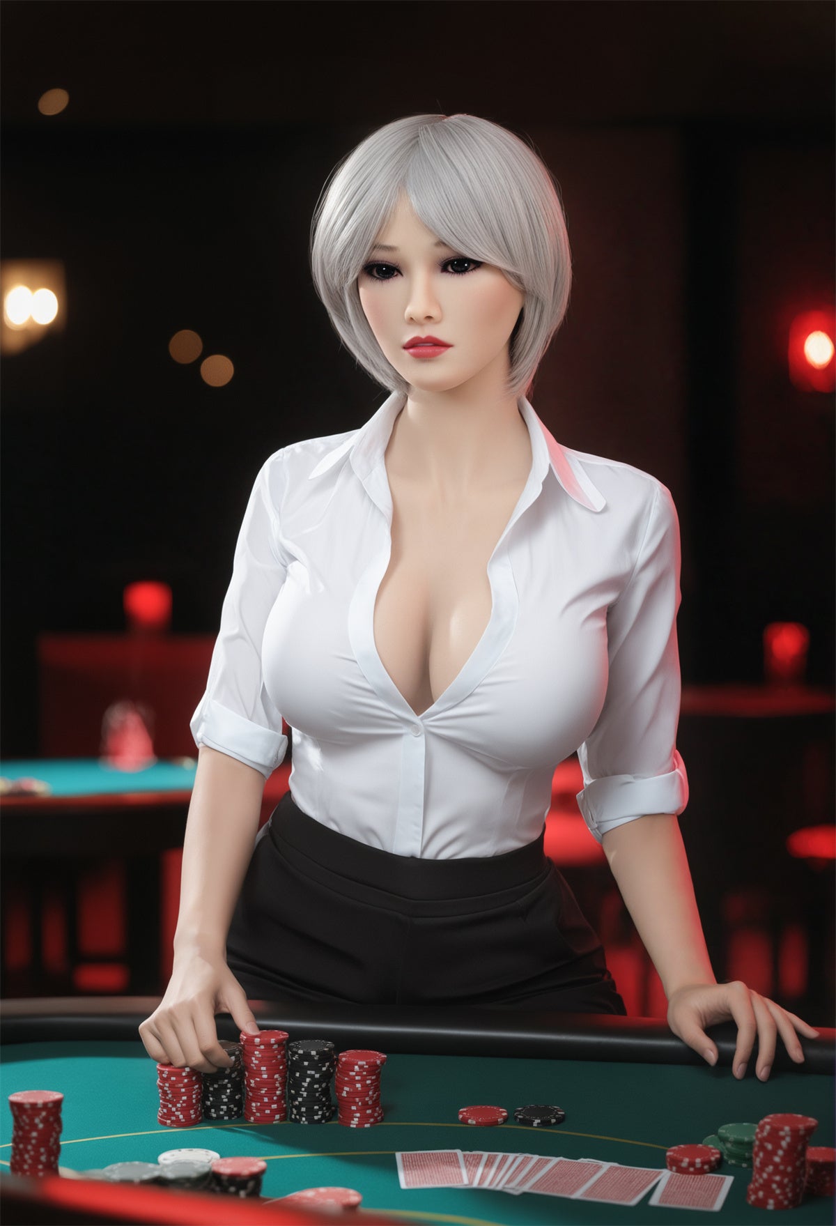 159cm (5.22ft) Big Bust Japanese Lady Love Doll F4091102 Asami