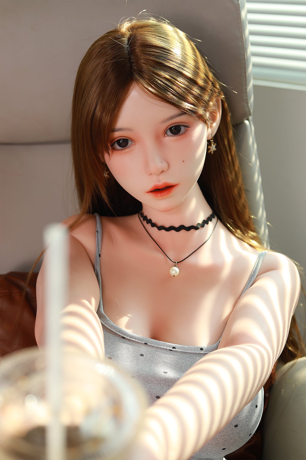 168cm (5.51ft) Big Breasts Silicone Head & Body Pretty Japanese Love Doll CFBM250414 Kamiko Movable Jaw