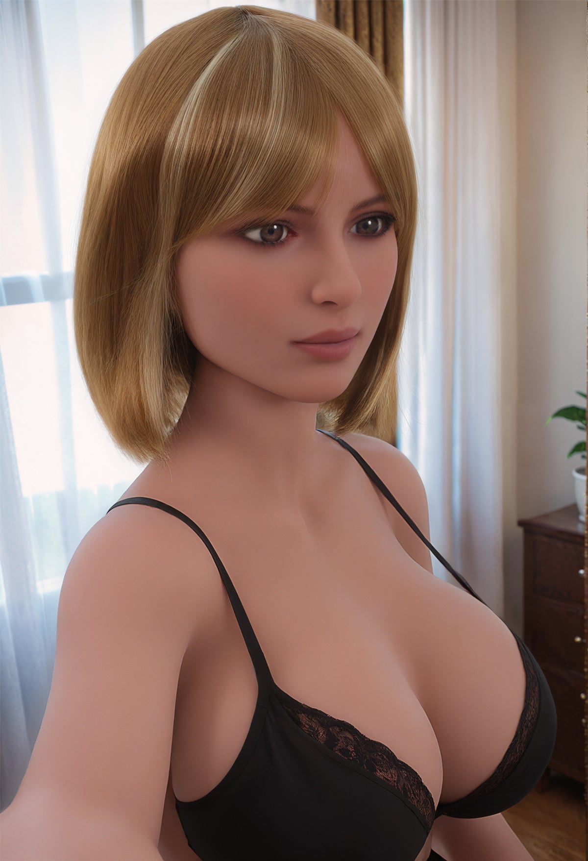 153cm (5.02ft) Big Breasts Curvy Girl Sexy Love Doll F4090402 Hilaria