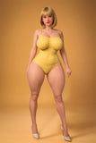 Poupée d'amour fille blonde à grande poitrine 163 cm (5.35 pieds) D4041619 Rufina HB8