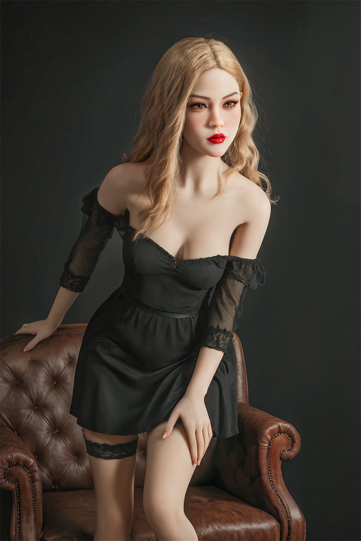 148cm (4.85ft) Small Breasts Beautiful Blonde Girl Sex Doll F5041101 Delina