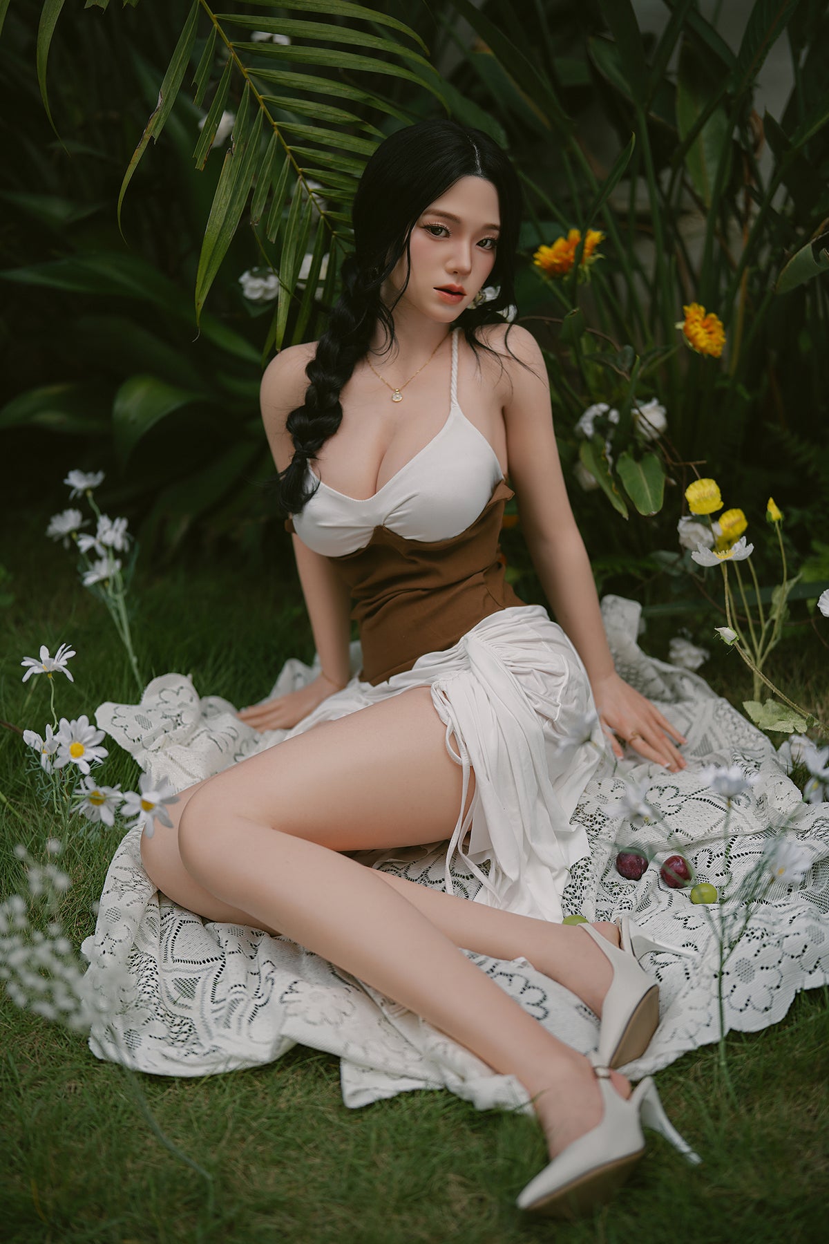 164cm (5.38ft) Big Tits Young Asian Sex Doll Silicone Head & Body D5102201 Asano FB6M Movable Jaw