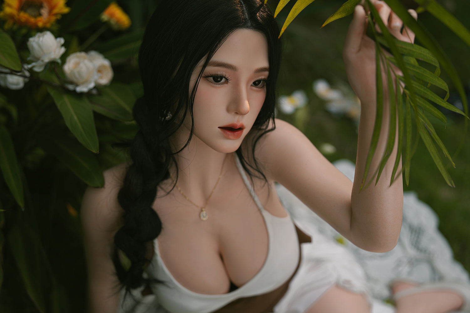 164cm (5.38ft) Big Tits Young Asian Sex Doll Silicone Head & Body D5102201 Asano FB6M Movable Jaw