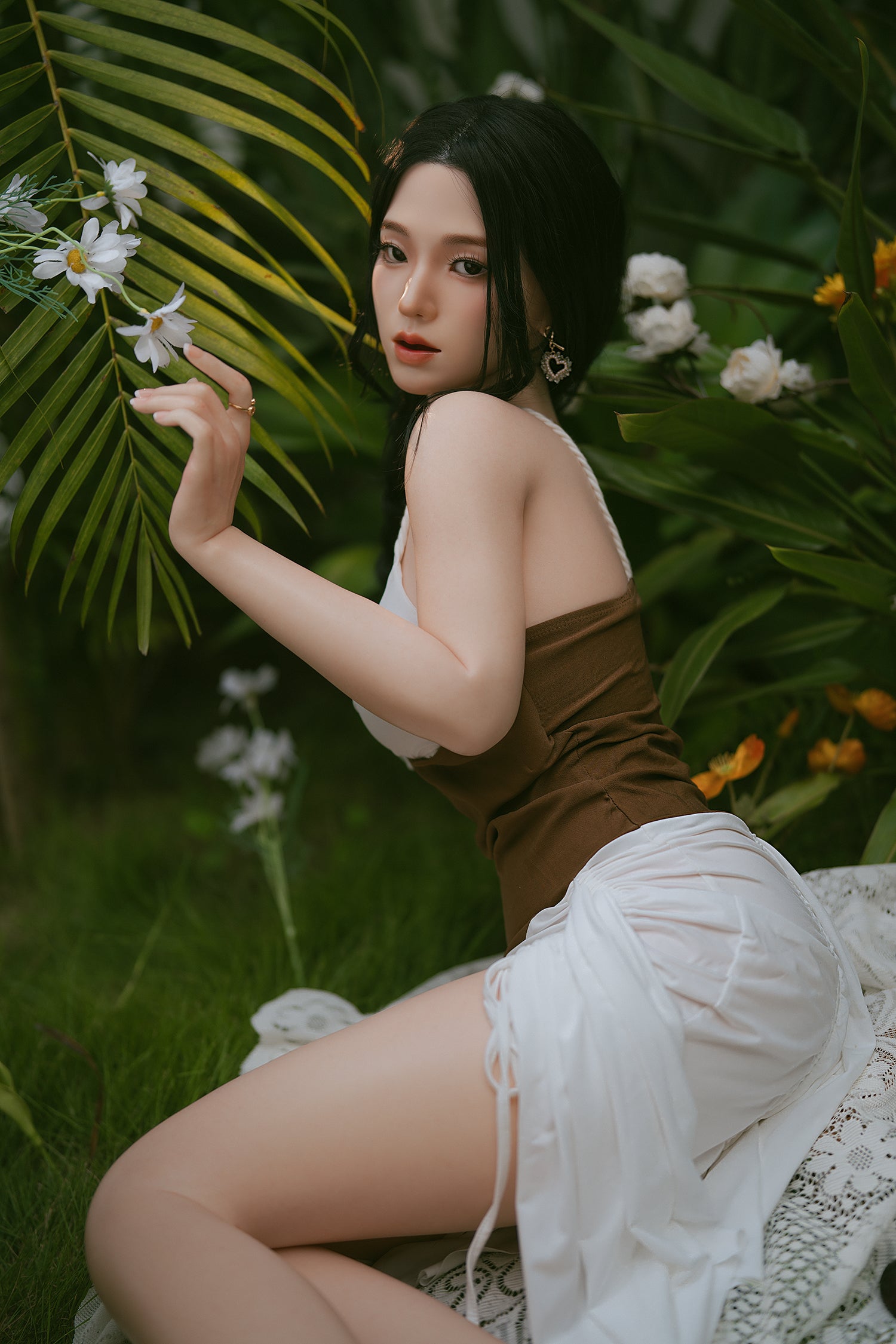 164cm (5.38ft) Big Tits Young Asian Sex Doll Silicone Head & Body D5102201 Asano FB6M Movable Jaw