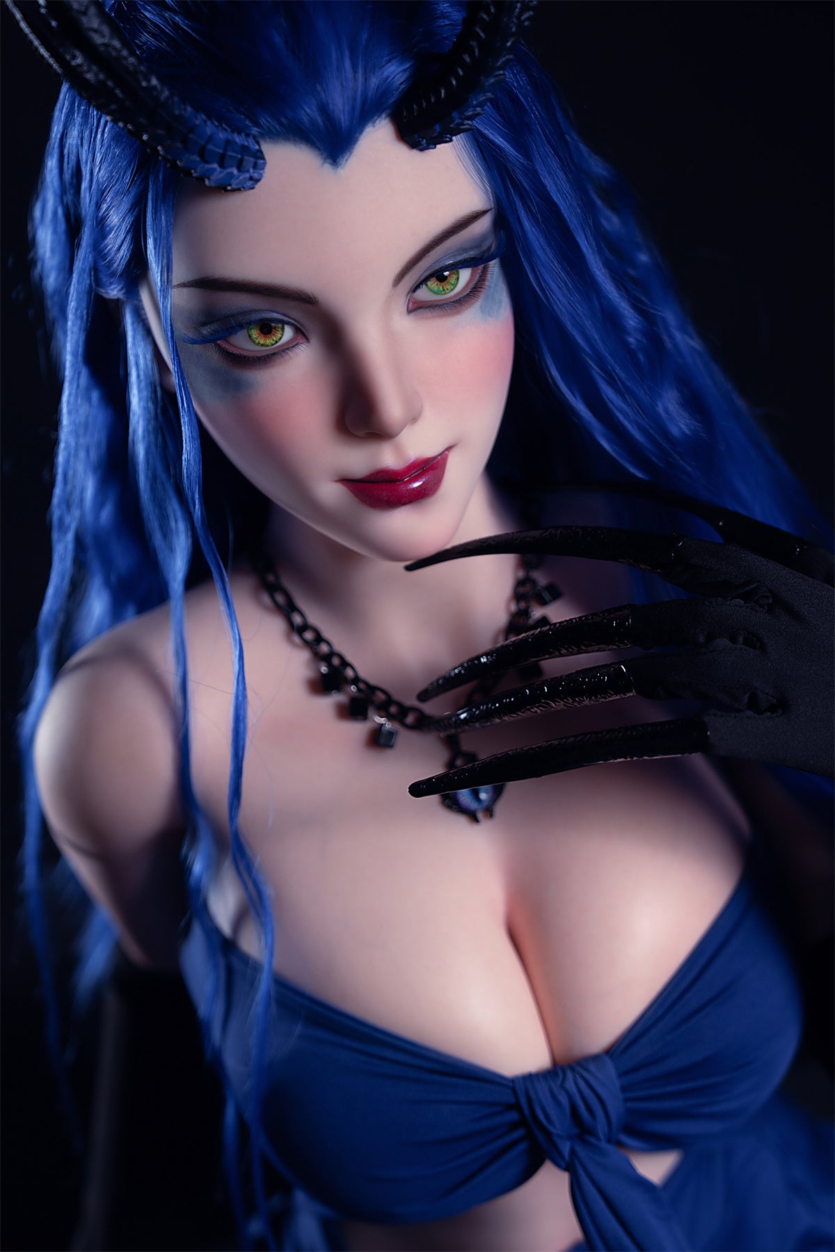 164cm (5.38ft) Big Chest Sexy Cosplay Sex Doll Dragon King of the West Sea Silicone Head & Body D5071501 Ao Run FB6