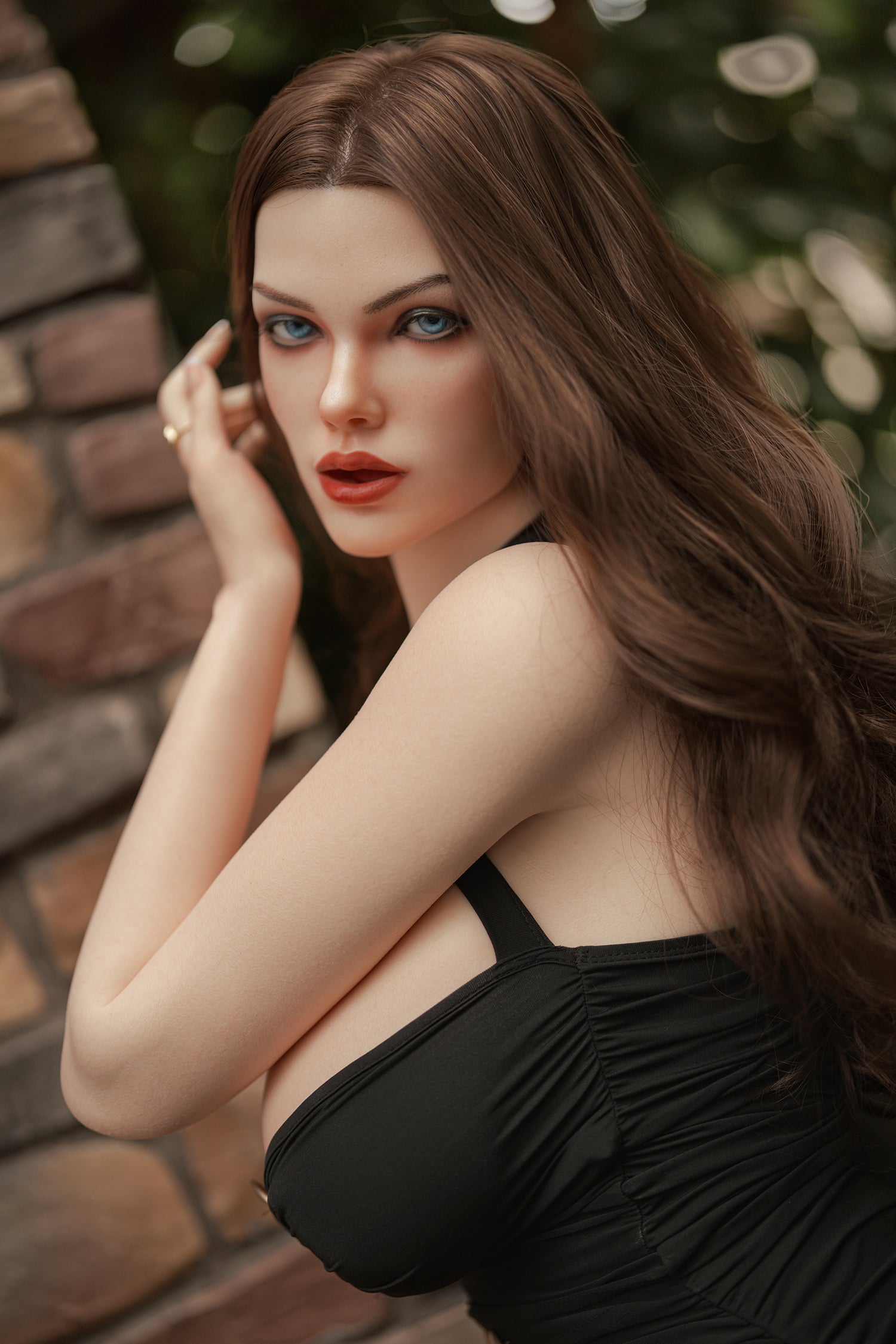 168cm (5.51ft) Big Breasts Silicone Head & Body Sexy European Love Doll D5102202 Rossi FB6M Movable Jaw