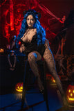 164cm (5.38ft) Halloween Big Breasts Silicone Head & Body Sex Doll D3101801 Cally FB6