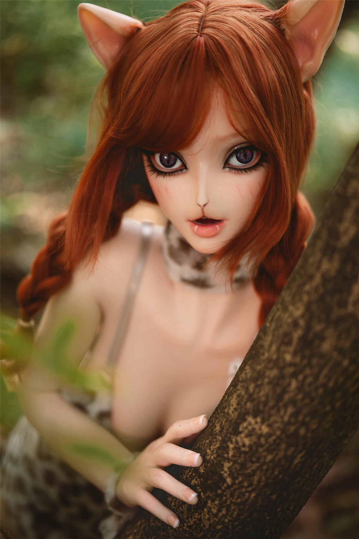 140cm (4.59ft) Small Bust Silicone Head & Body Anime Love Doll D4101102 Kiki FB6M Movable Jaw