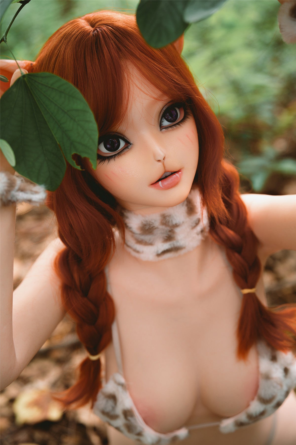 140cm (4.59ft) Small Bust Silicone Head & Body Anime Love Doll D4101102 Kiki FB6M Movable Jaw