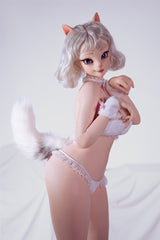 164cm (5.38ft) Big Tits Silicone Head & Body Adorable Love Doll D4101104 Tiffani FB6