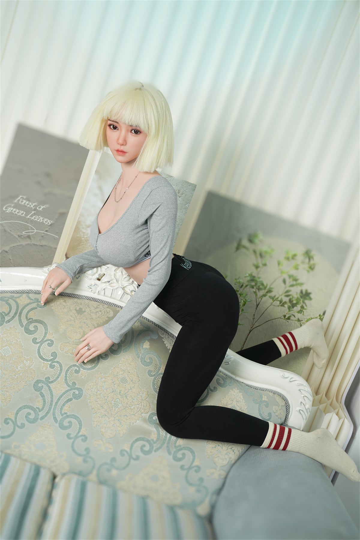 170cm (5.58ft) Big Chest Adorable Blonde Love Doll SE25030516 Tyra