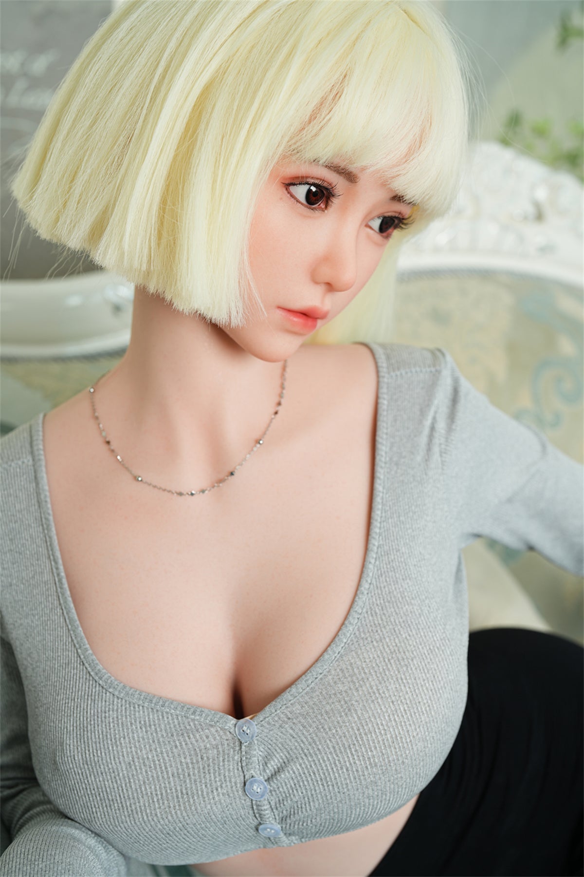 170cm (5.58ft) Big Chest Adorable Blonde Love Doll SE25030516 Tyra