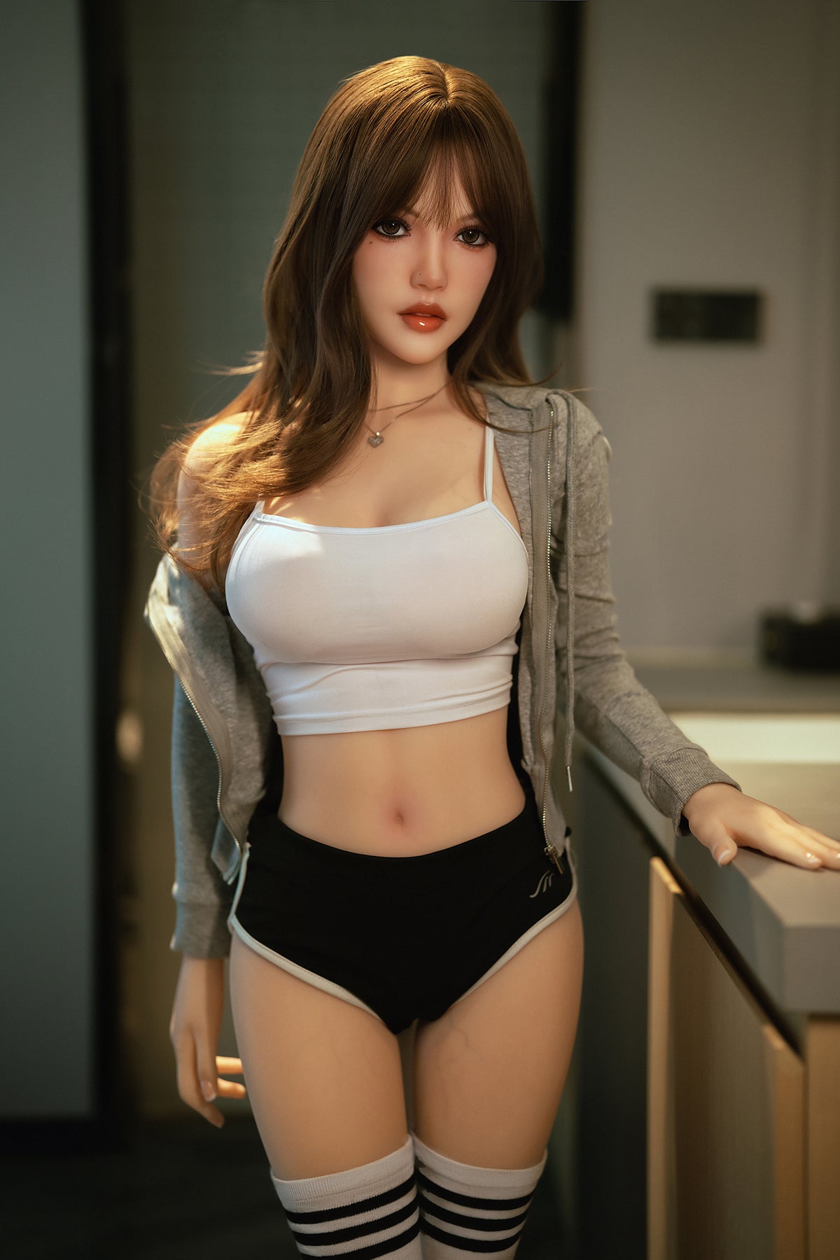 148cm (4.85ft) Medium Breasts Mix-blood Petite Sex Doll D5091801 Sissi
