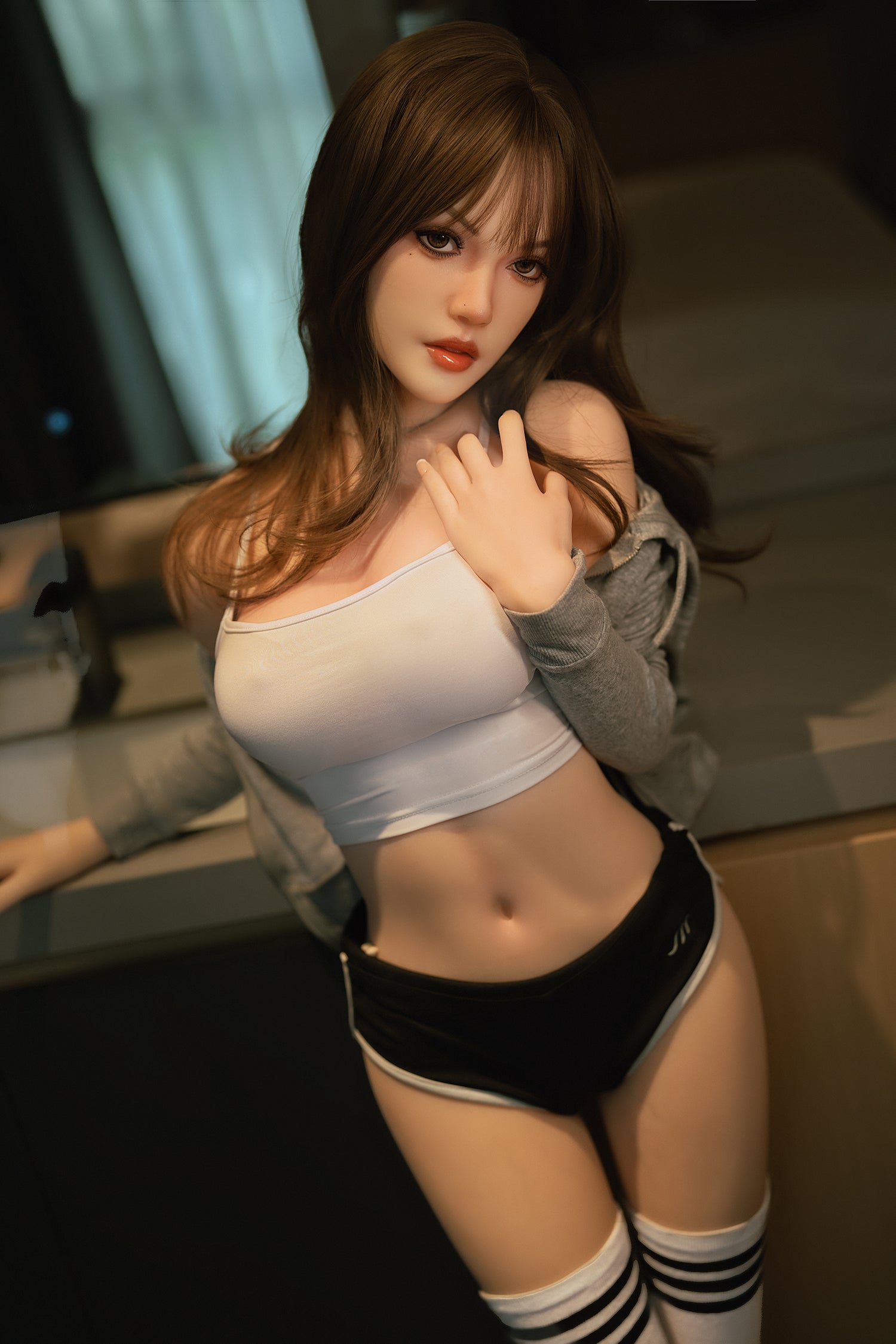148cm (4.85ft) Medium Breasts Mix-blood Petite Sex Doll D5091801 Sissi