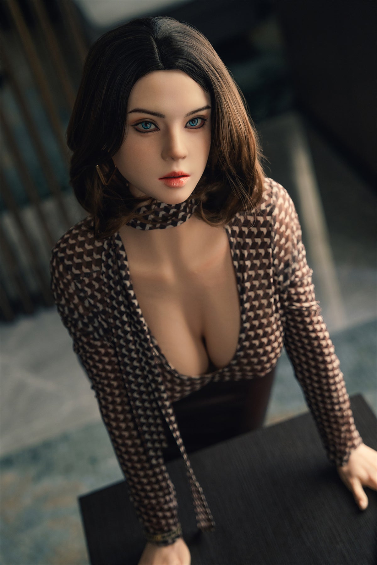 168cm (5.51ft) Big Chest Silicone Head & Body Elegant Hot Lady Love Doll D5052004 Janna FB6M Movable Jaw