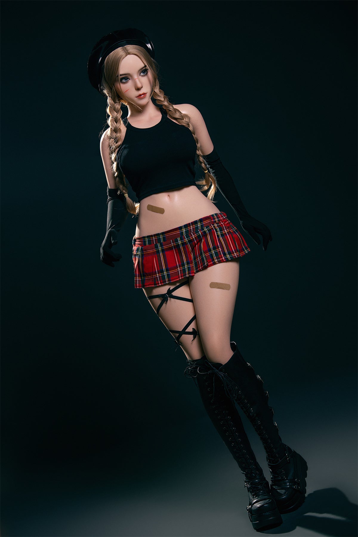 164cm (5.38ft) Big Bust Silicone Head & Body Sweet Cool Girl Sex Doll D5052001 Dragana FB6