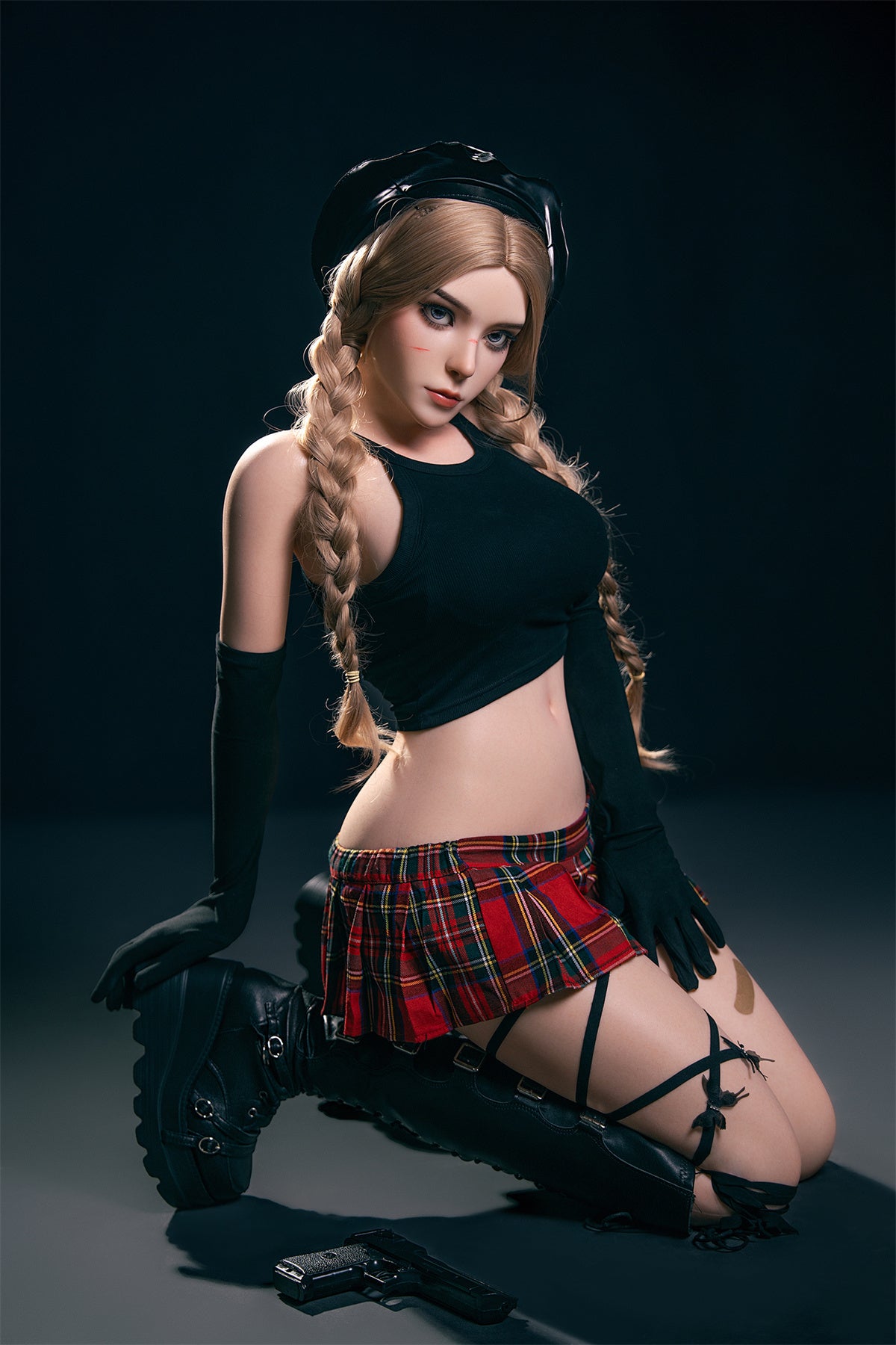 164cm (5.38ft) Big Bust Silicone Head & Body Sweet Cool Girl Sex Doll D5052001 Dragana FB6
