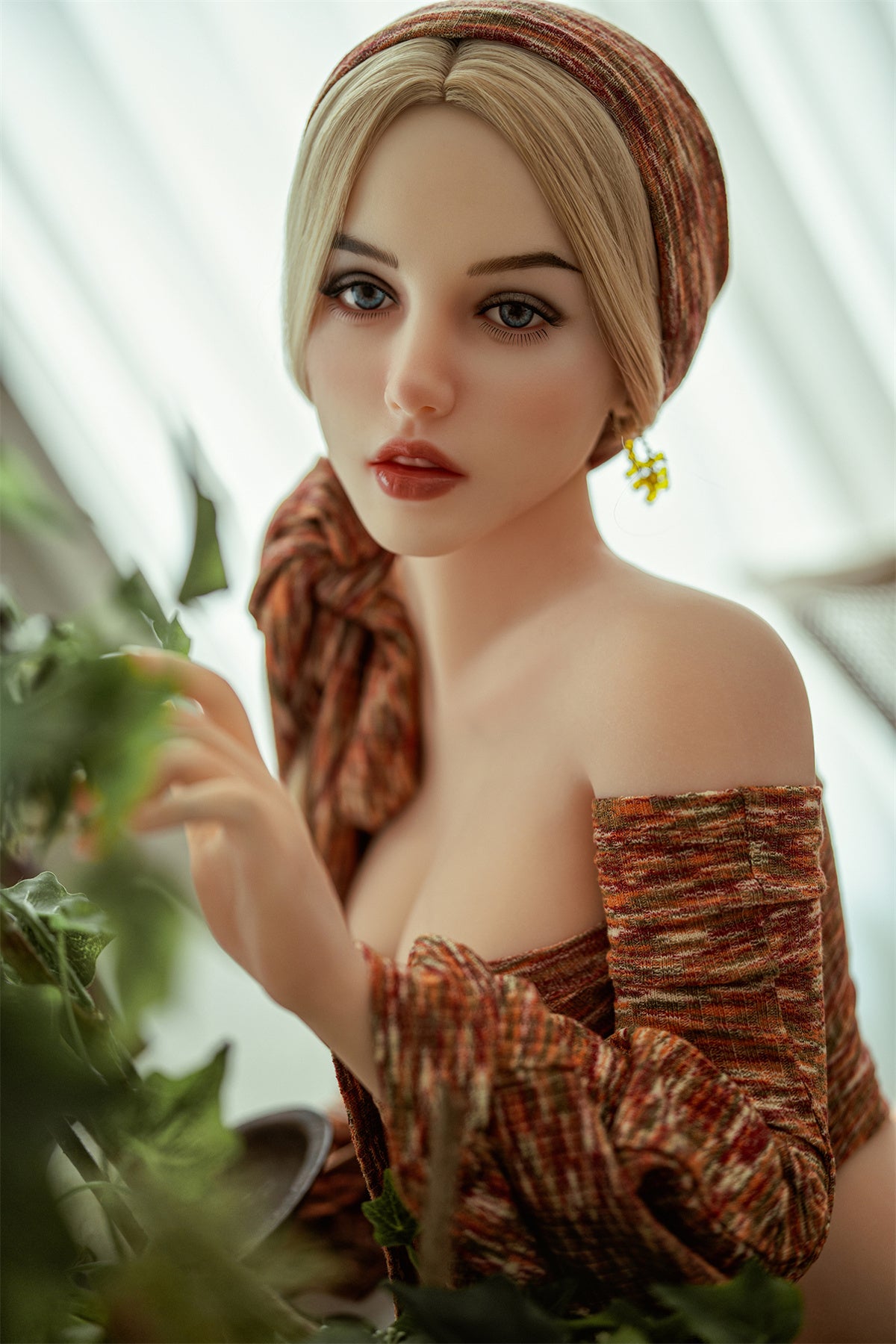 152cm (4.99ft) Big Boobs Romantic Blonde Girl Love Doll D5052002 Daniele
