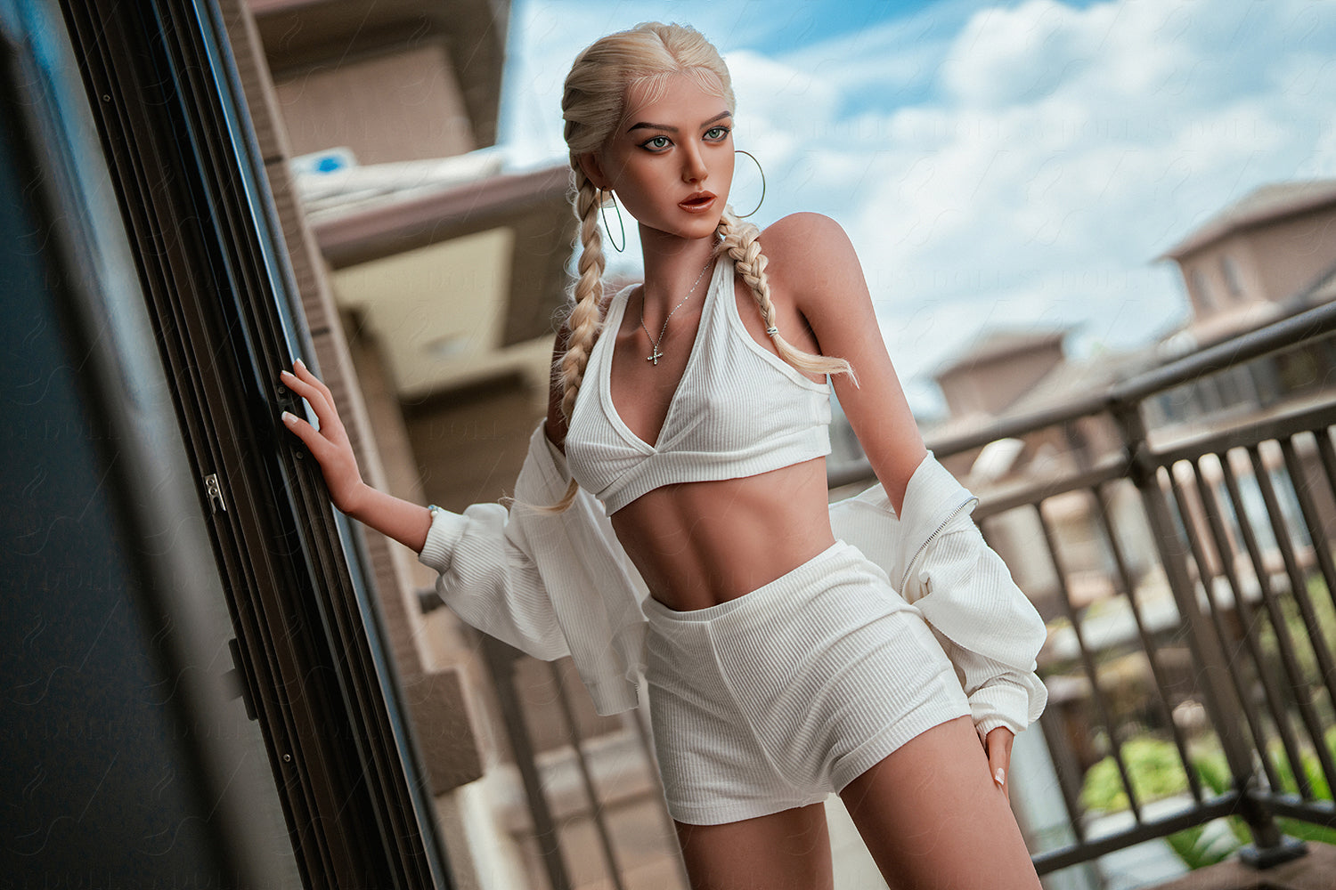 160cm (5.25ft) Small Boobs Muscular Cool Girl Love Doll D5092502 Jodie HB8M Movable Jaw