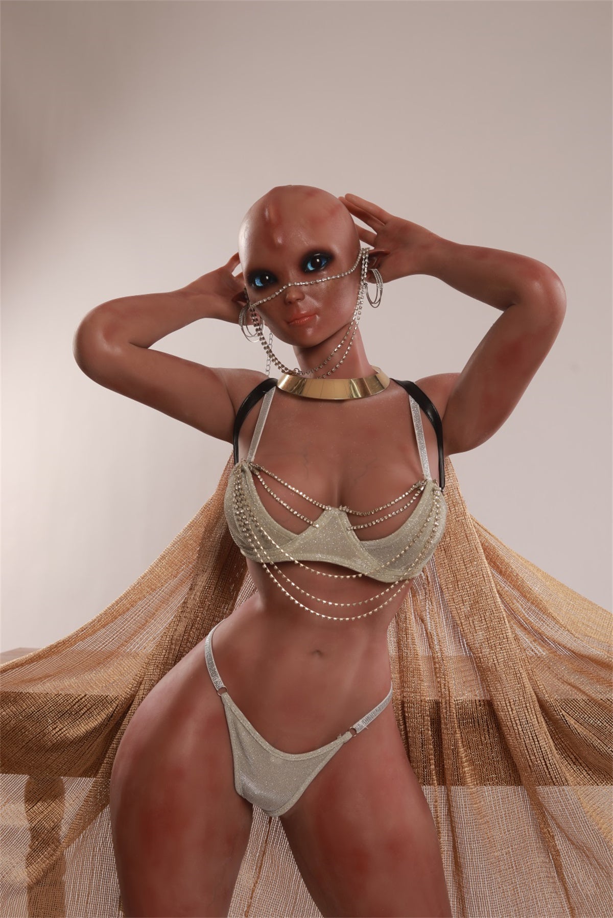 153cm (5.02ft) Silicone Head & Body Sexy Exotic Love Doll SCFB250149 Amaia