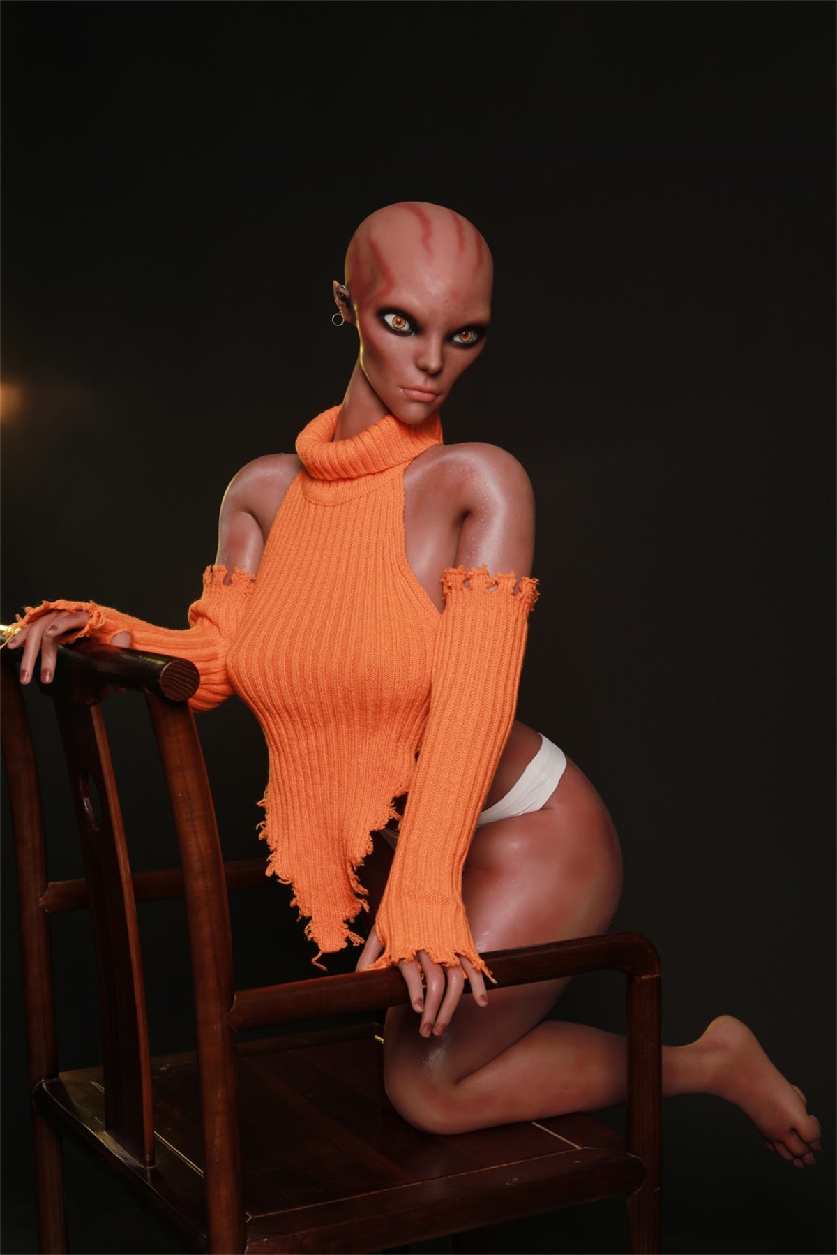 153cm (5.02ft) Lifelike Silicone Head & Body Alien Love Doll SCFB250147 Roza