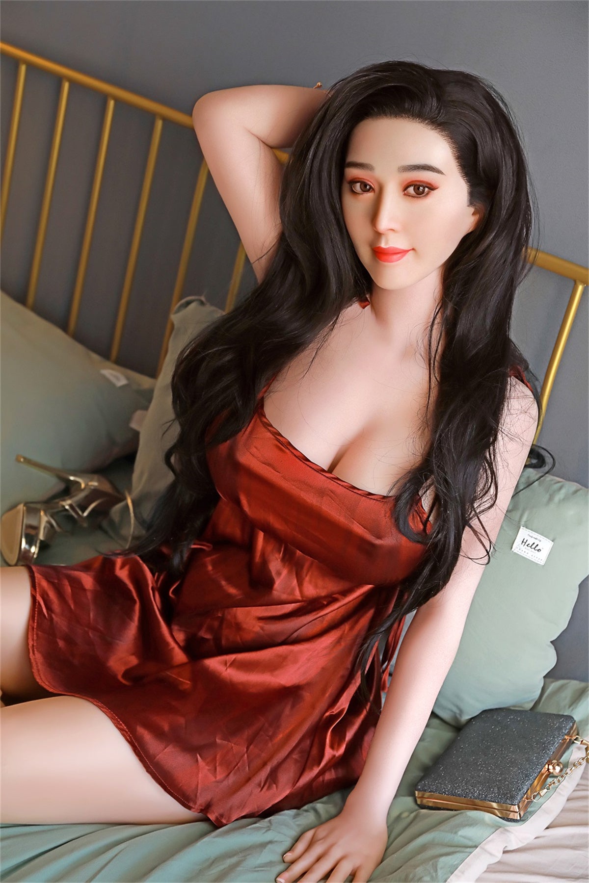 168cm (5.51ft) Big Boobs Black Hair Beauty Sex Doll CHB2412166 Traci