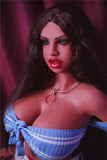 Латинская секс-кукла 170 см (5.58 фута) с большой грудью C230605 Glenda