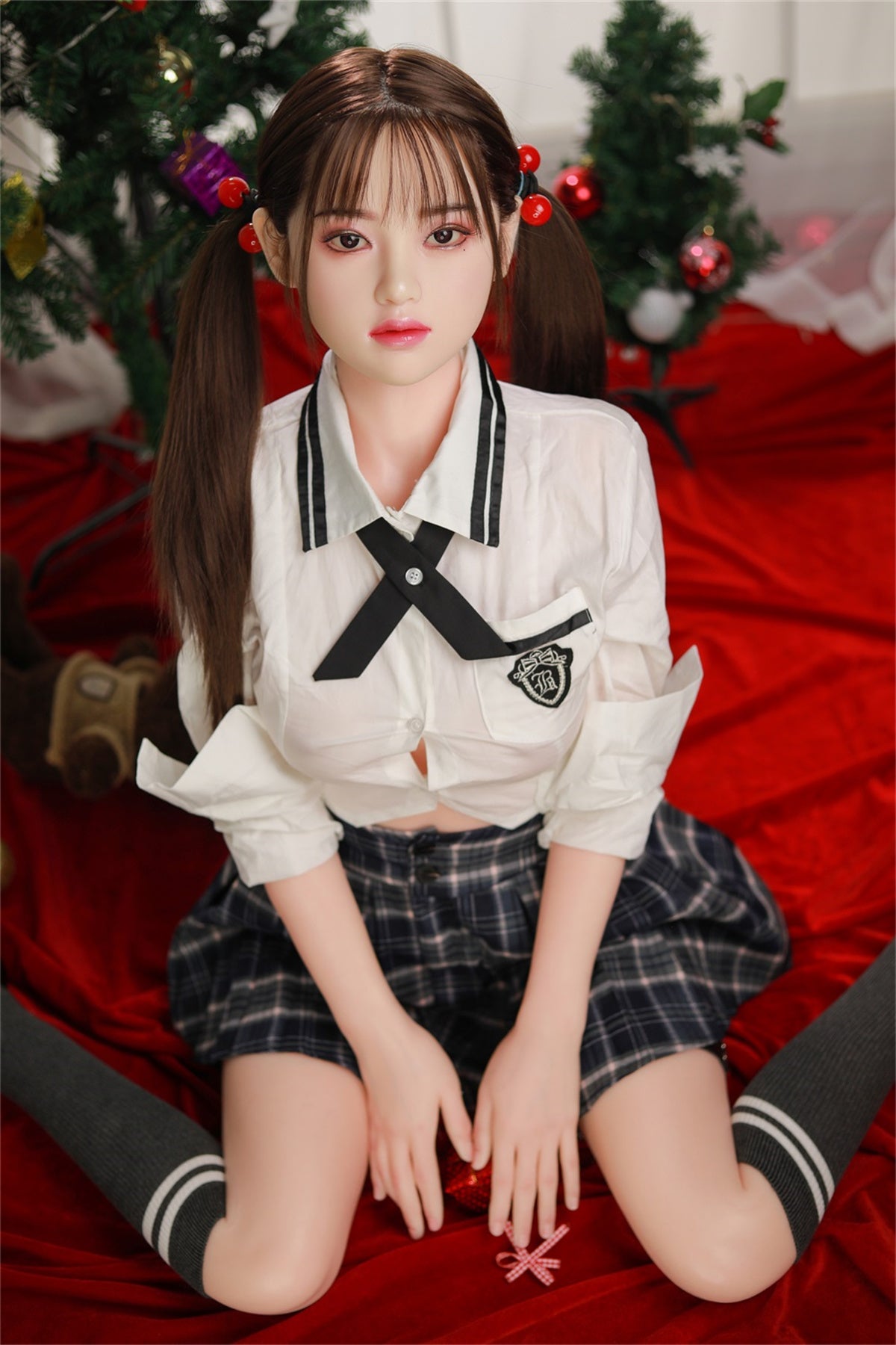 165cm (5.41ft) Big Chest Silicone Head & Body School Girl Love Doll CFB2412134 Kaede