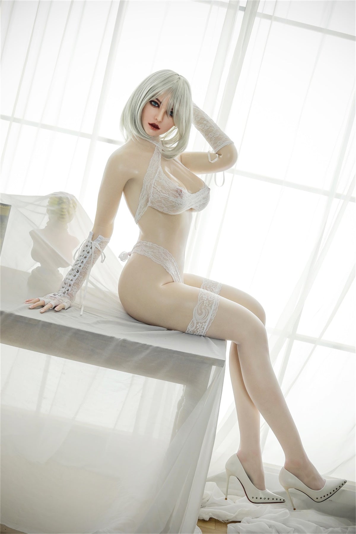 168cm (5.51ft) Big Breasts Swordswoman Silicone Head & Body Sexy Love Doll CFB2412159 Maris