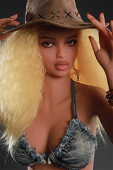 163cm (5.35ft) Medium Breasts Blonde Cowgirl Love Doll C241286 Aveline