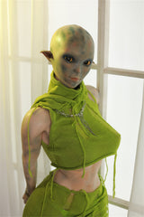 153cm (5.02ft) Alien Girl Silicone Head & Body Sex Doll SCFB250112 Kyleigh