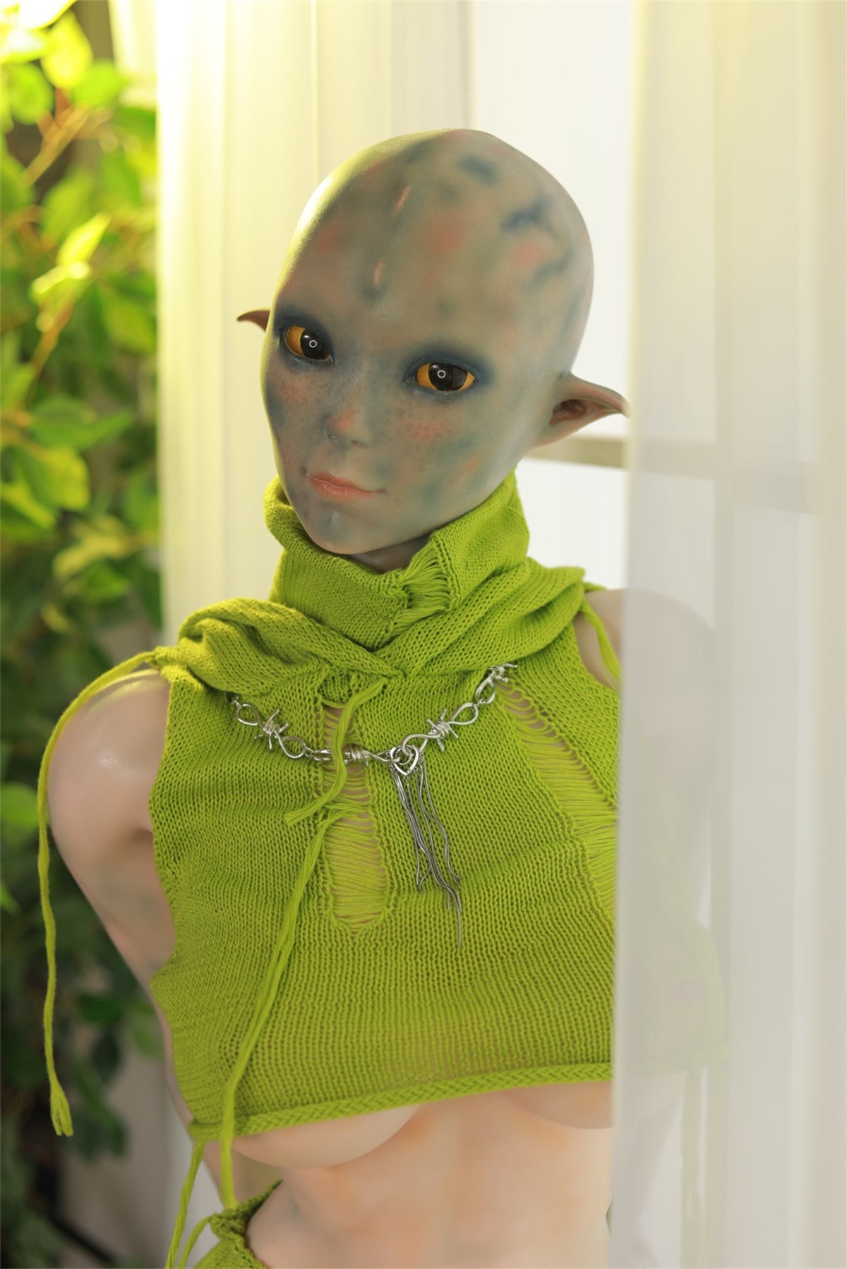 153cm (5.02ft) Alien Girl Silicone Head & Body Sex Doll SCFB250112 Kyleigh