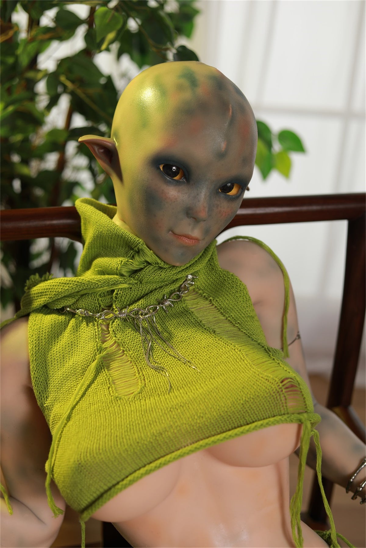 153cm (5.02ft) Alien Girl Silicone Head & Body Sex Doll SCFB250112 Kyleigh