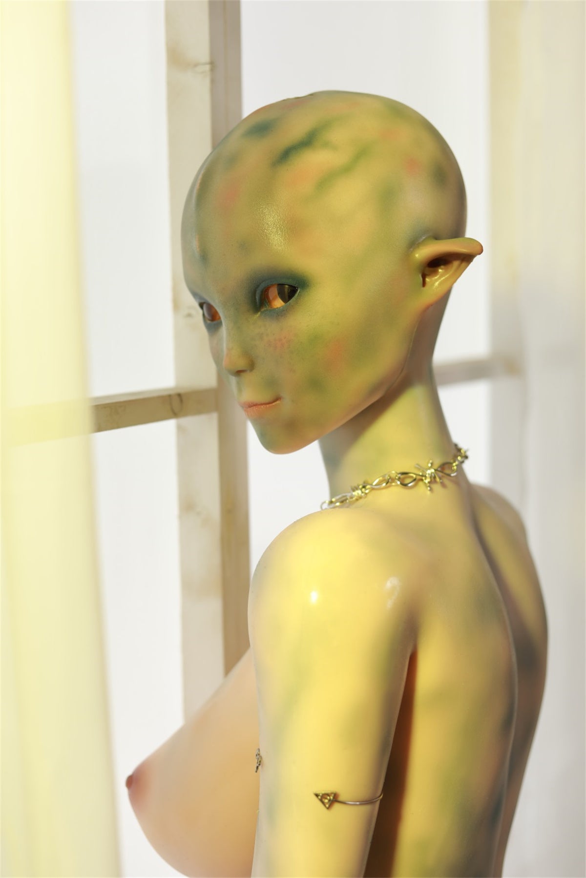 153cm (5.02ft) Alien Girl Silicone Head & Body Sex Doll SCFB250112 Kyleigh