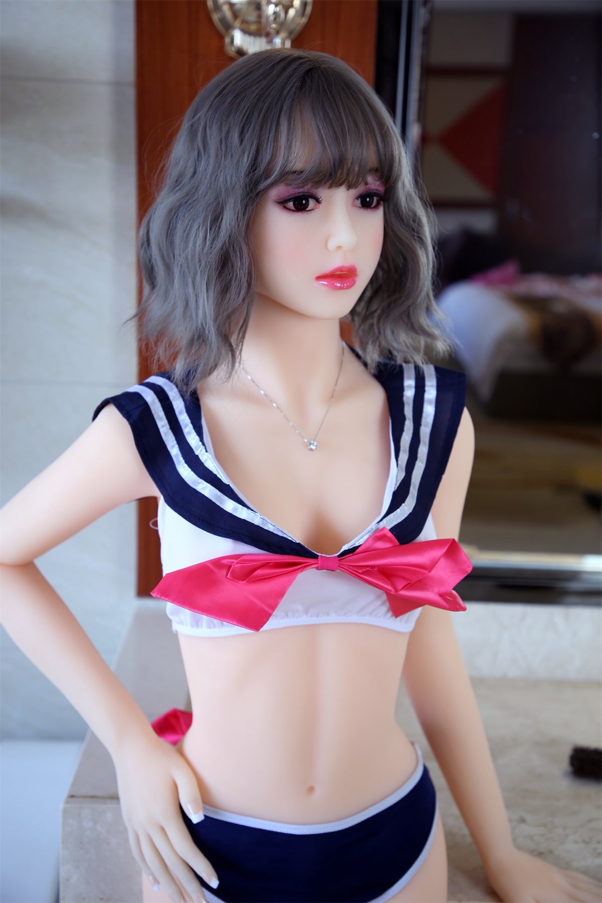 160cm (5.25ft) Small Bust Adorable Sweet Girl Love Doll E25022612 Perla