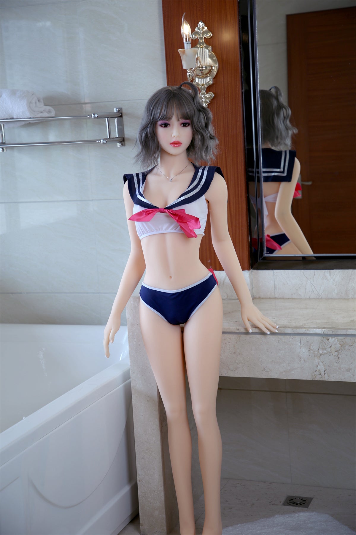 160cm (5.25ft) Small Bust Adorable Sweet Girl Love Doll E25022612 Perla