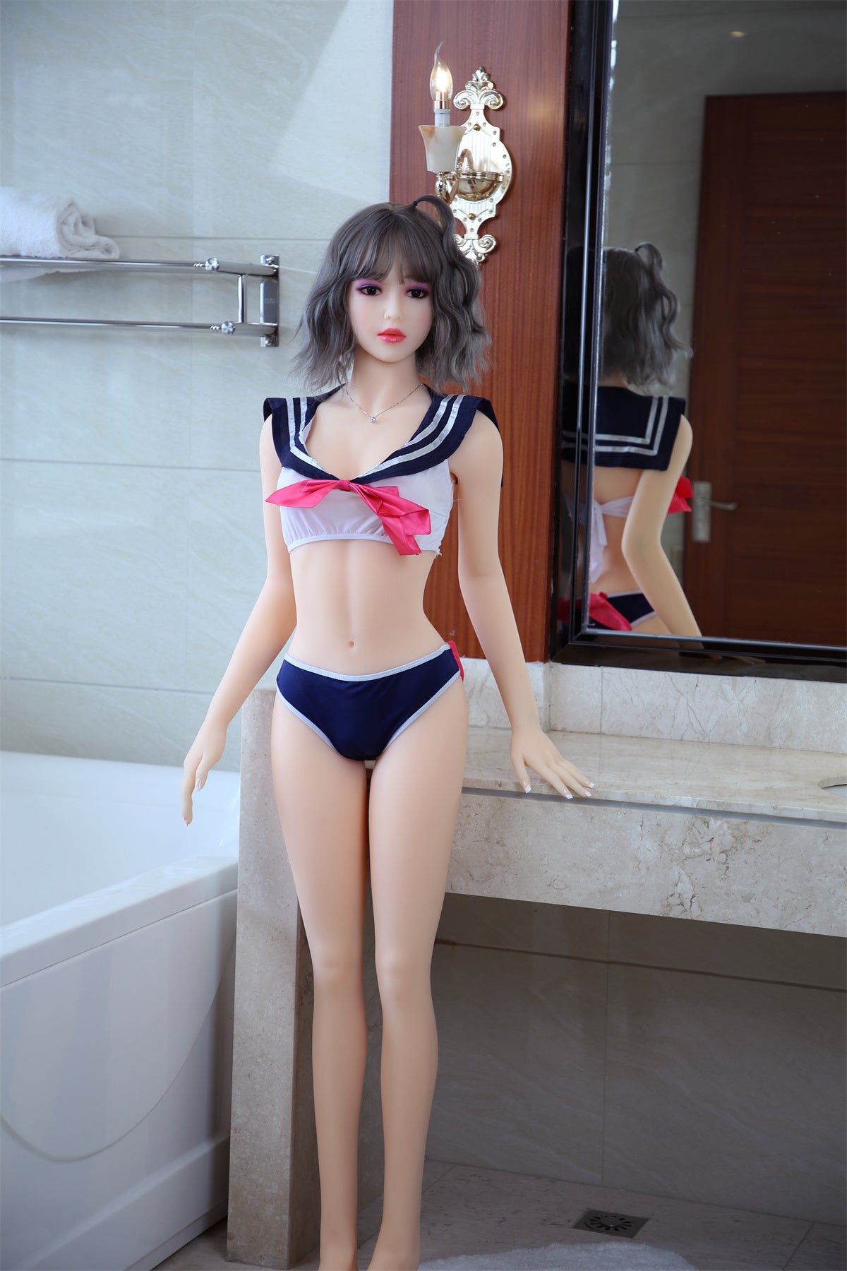 160cm (5.25ft) Small Bust Adorable Sweet Girl Love Doll E25022612 Perla