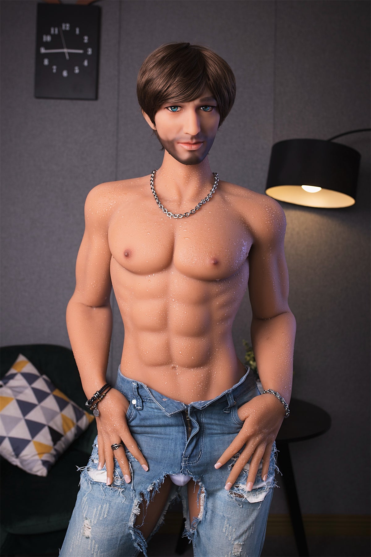 180cm (5.90ft) European Mature Male Sex Doll E25022704 Langston