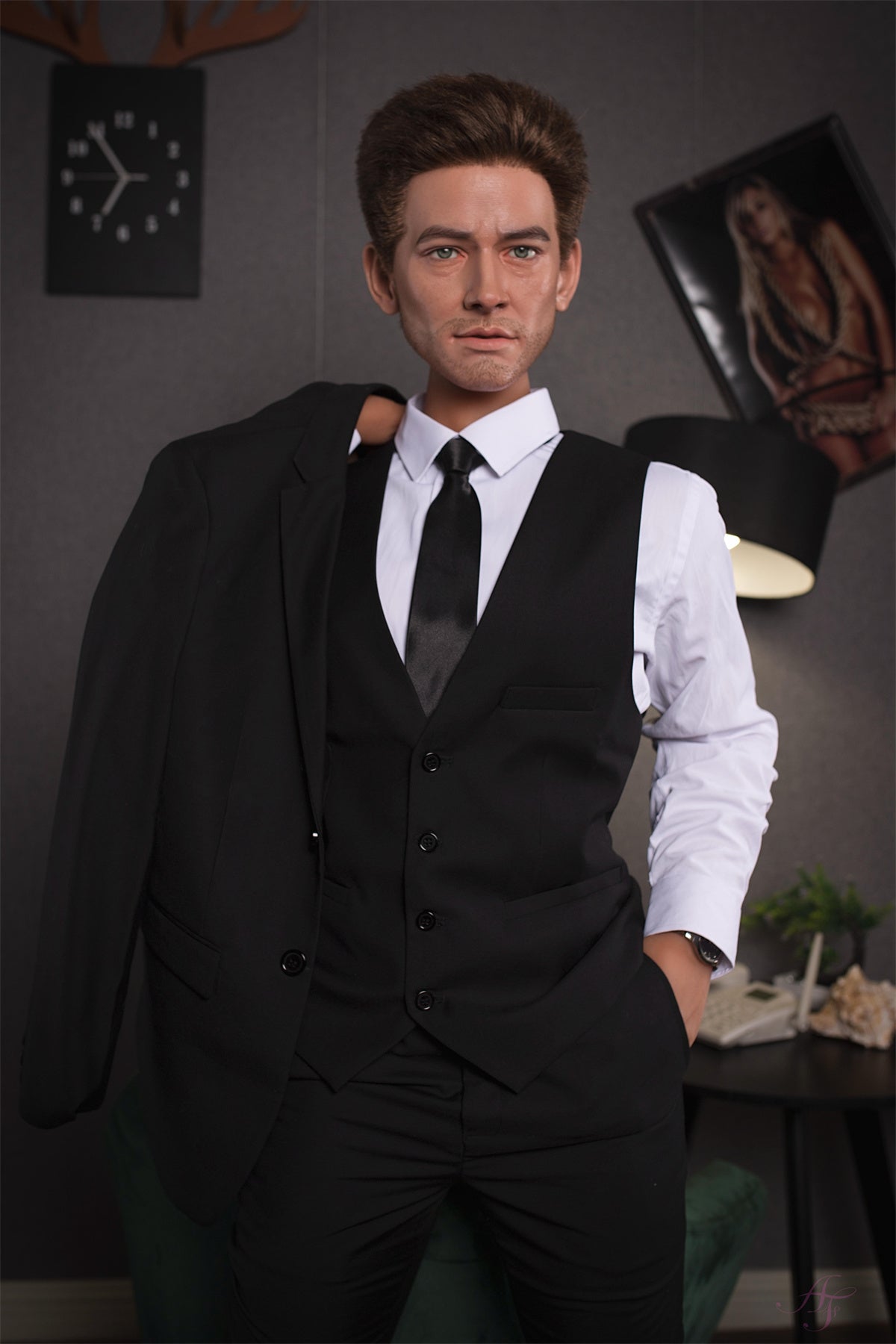 180cm (5.90ft) Senior Manager Business Elite Male Love Doll E25022711 Craig