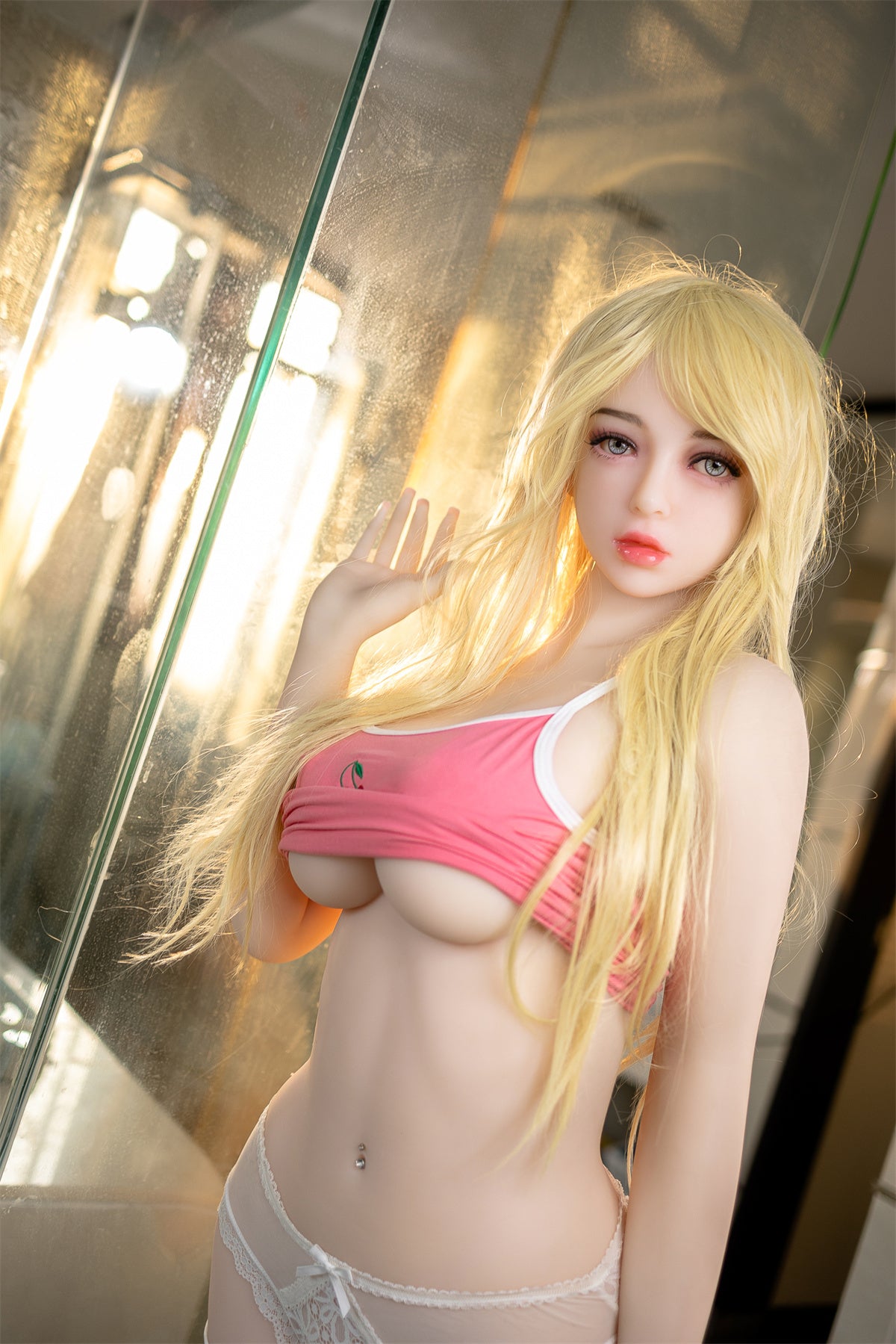 158cm (5.18ft) Medium Breasts Sweet Blonde Girl Sex Doll F4082701 Daniella - Best Love Sex Doll