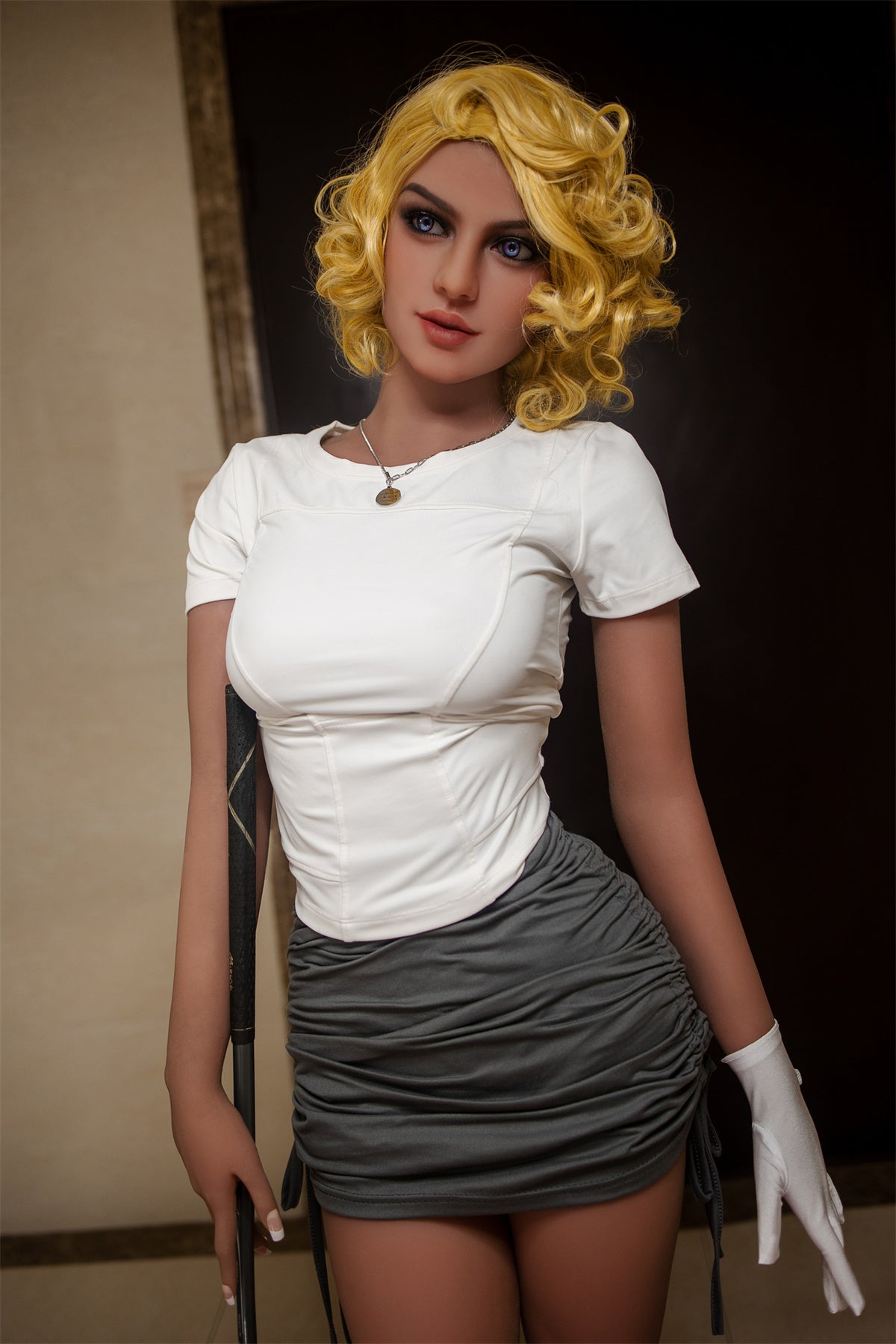 158cm (5.18ft) Small Tits Skinny Blonde Girl Sex Doll F4082716 Renata - Best Love Sex Doll