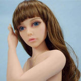 132cm (4.33ft) секс-кукла со средней грудью и блондинкой DW19060611 Ханна