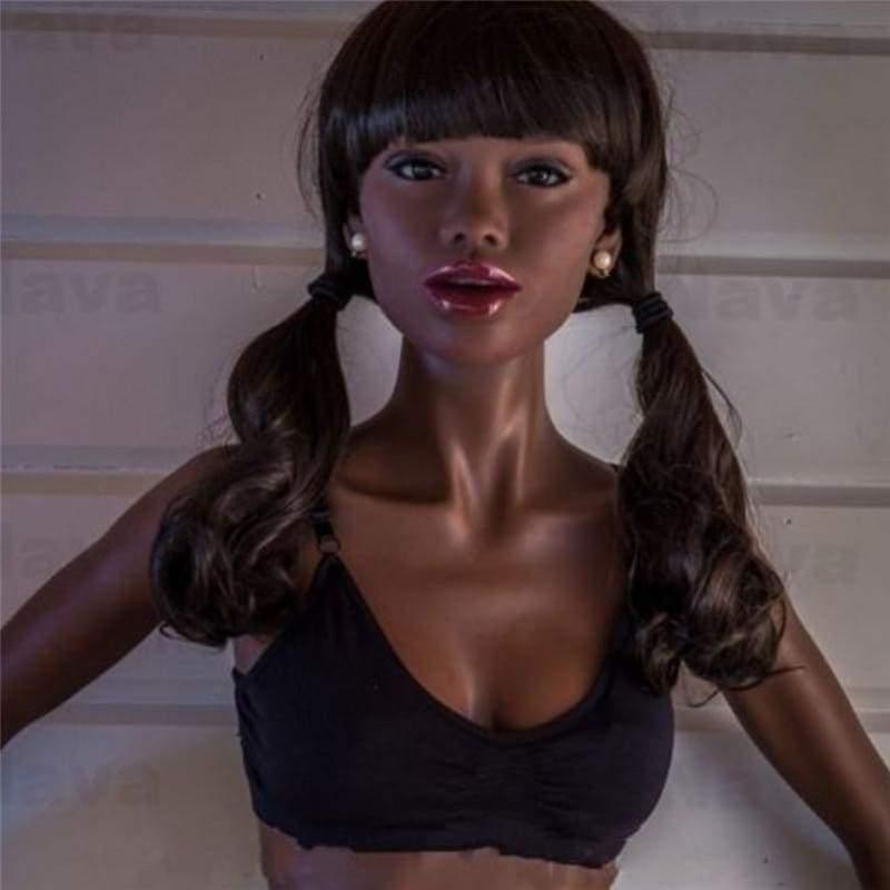 155cm ( 5.09ft ) Flat Breast Black PREMIUM Sex Doll DM1 D19051606 Viola - Best Love Sex Doll